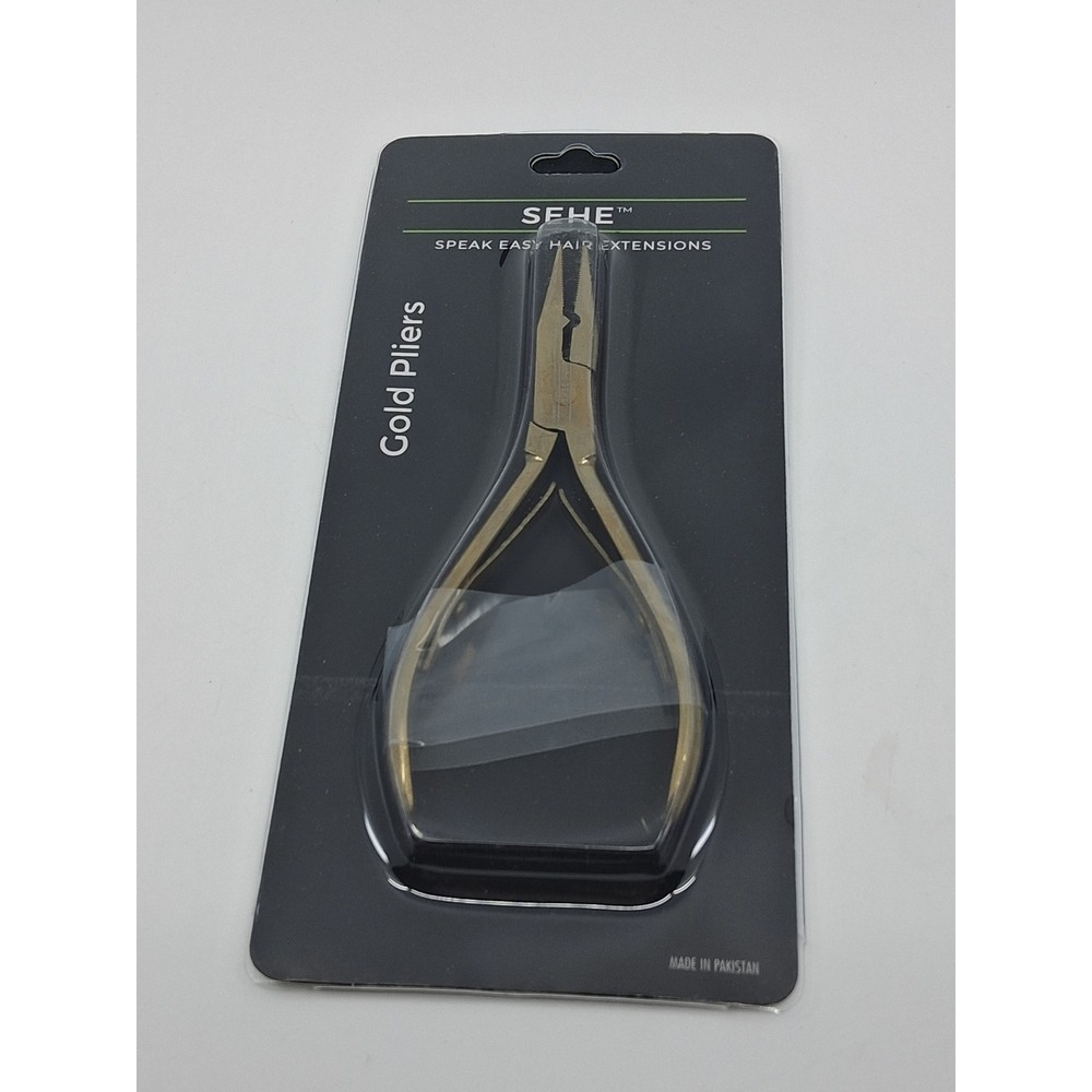 SEHE Speak Easy Hair Extensions Gold Pliers